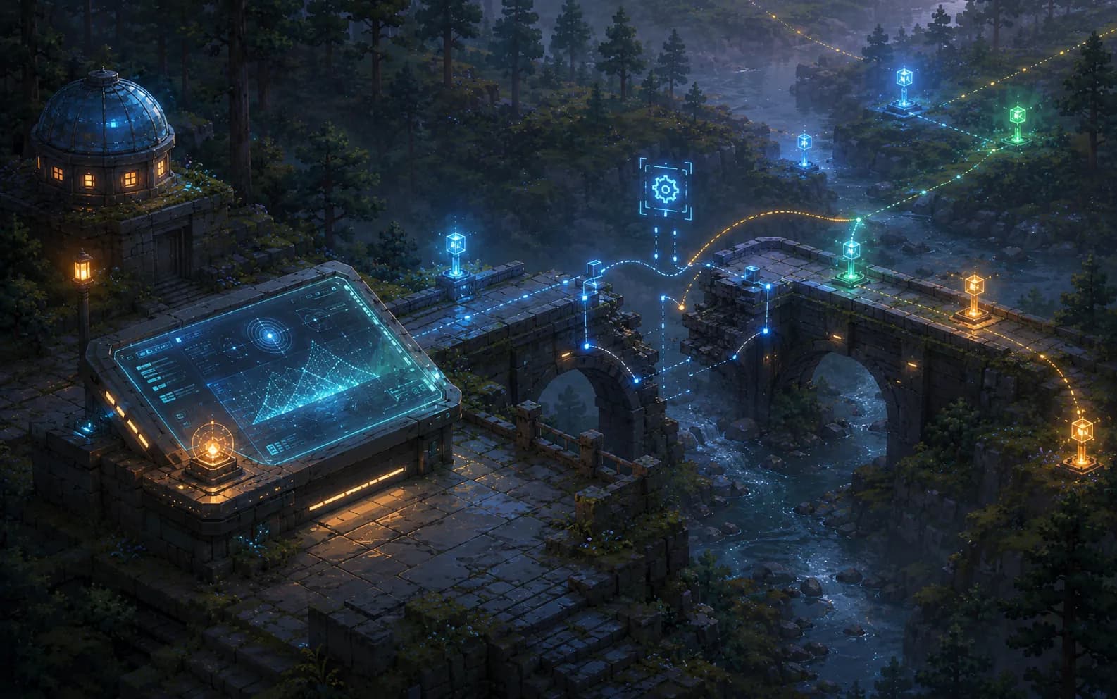 Authentication gate observatory